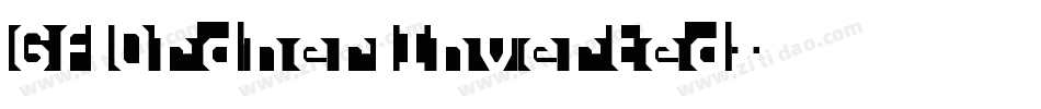 GF Ordner Inverted字体转换